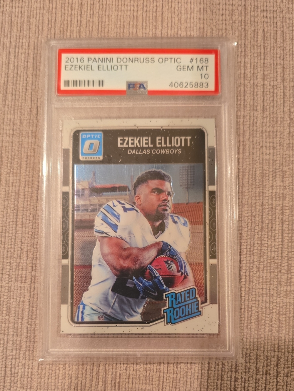 2016 Panini Donruss Optic Ezekiel Elliott Rookie #168 PSA 10!